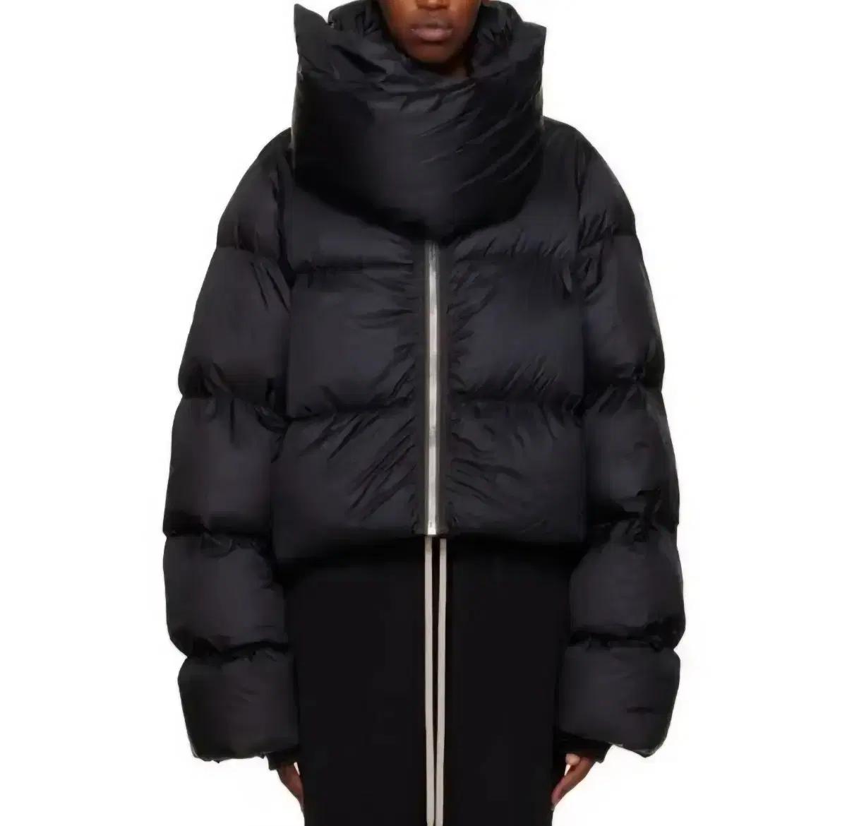 릭오웬스 퍼넬 넥 패딩 구스 다운 봄버 자켓 다크쉐도우 토노파 푸퍼 숏