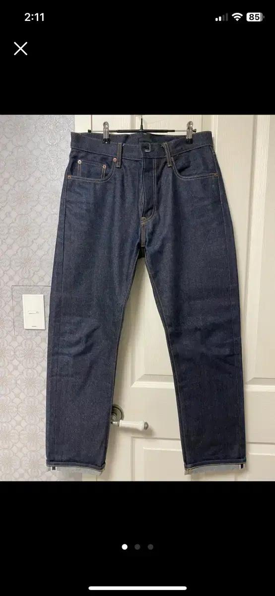 유니클로 셀비지 데님 31