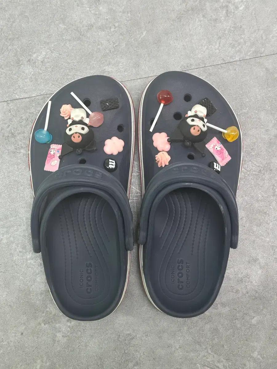 크록스 바야밴드 네이비 240