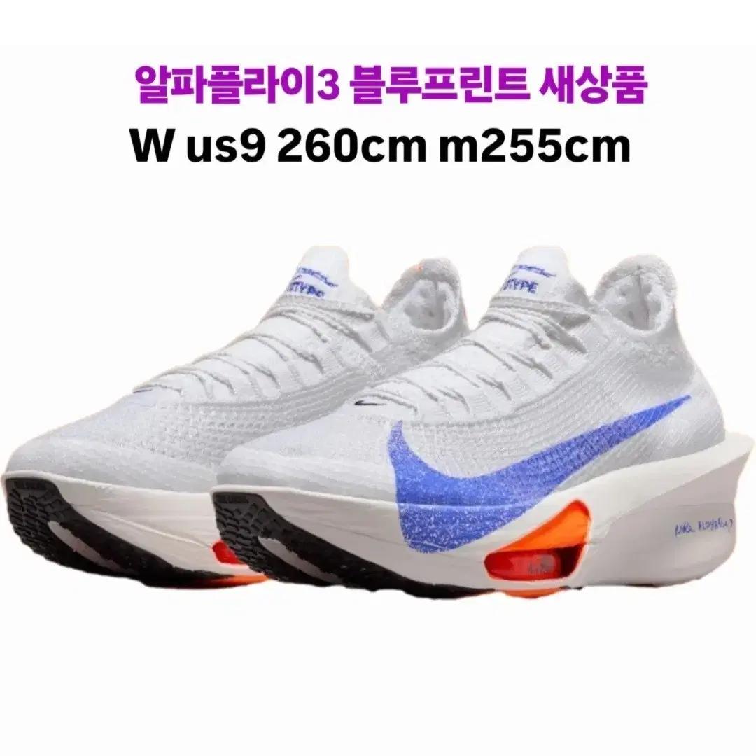 나이키 알파플라이3 블루프린트 새상품