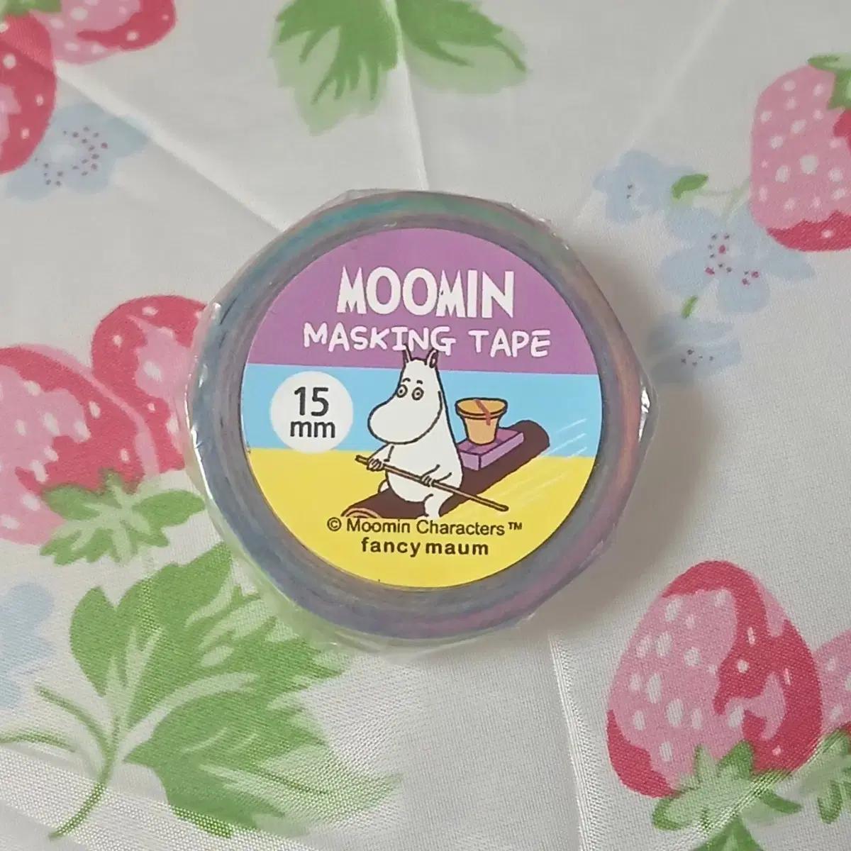 고전문구 무민 MOOMIN 캐릭터 마스킹테이프 마테 금홍팬시 스티커
