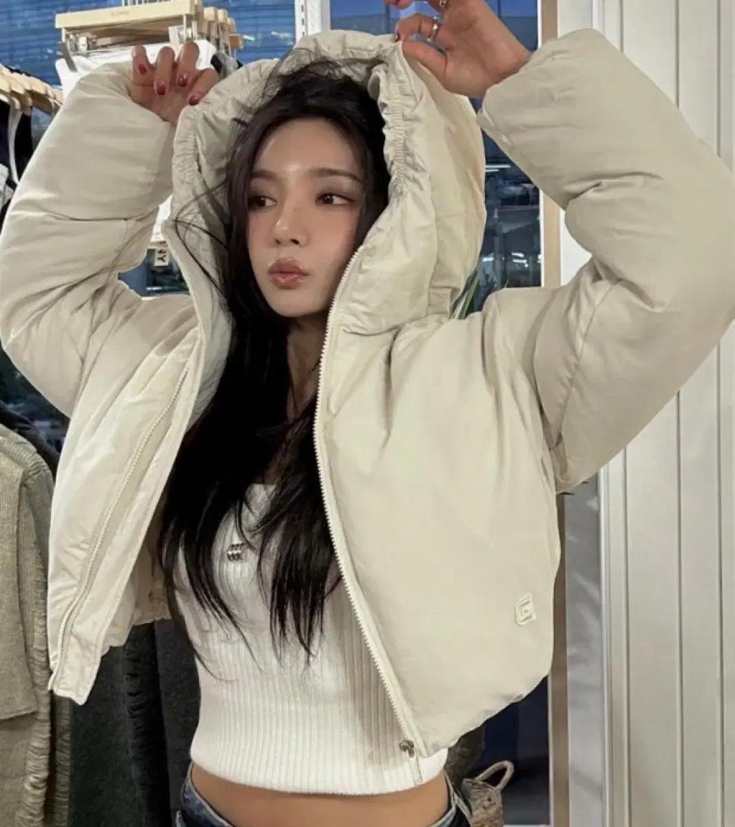 GLOWNY 글로니 패딩 아이보리