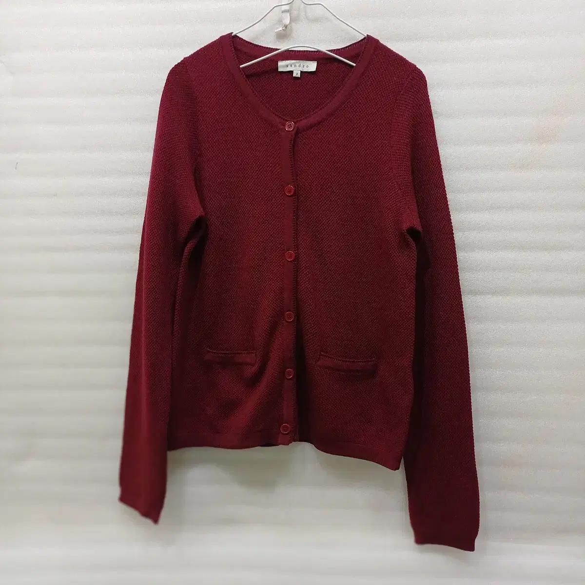국내매장판 산드로 울 니트 가디건 여성 S ~ M 사랑봉봉