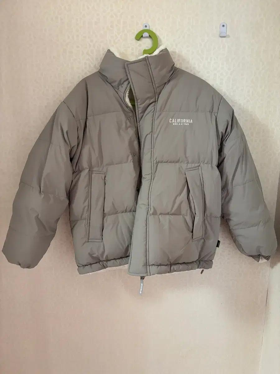 후아유 리버시블 패딩 뽀글이 새상품