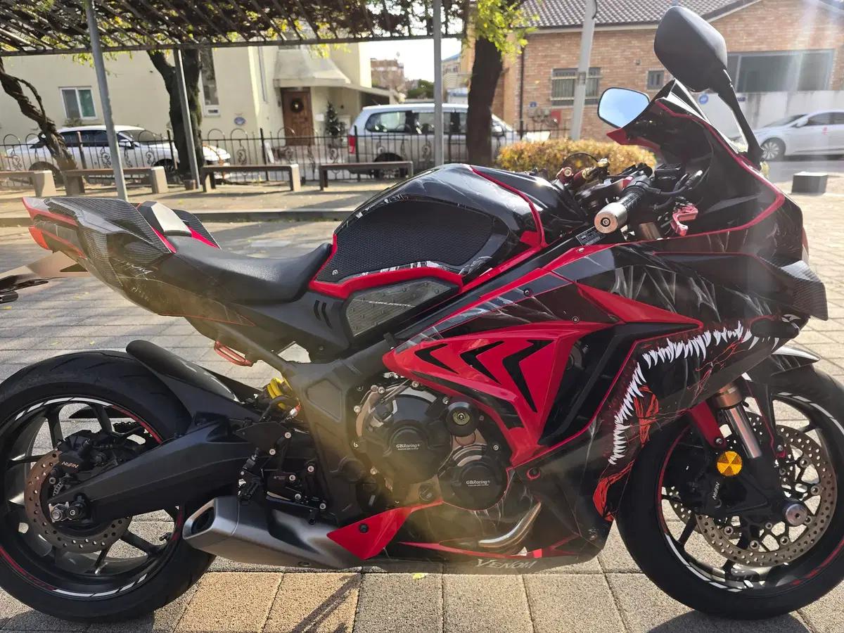 21년식 혼다 cbr650r 무사고무슬립 베놈데칼 풀데칼 [사용검사완료