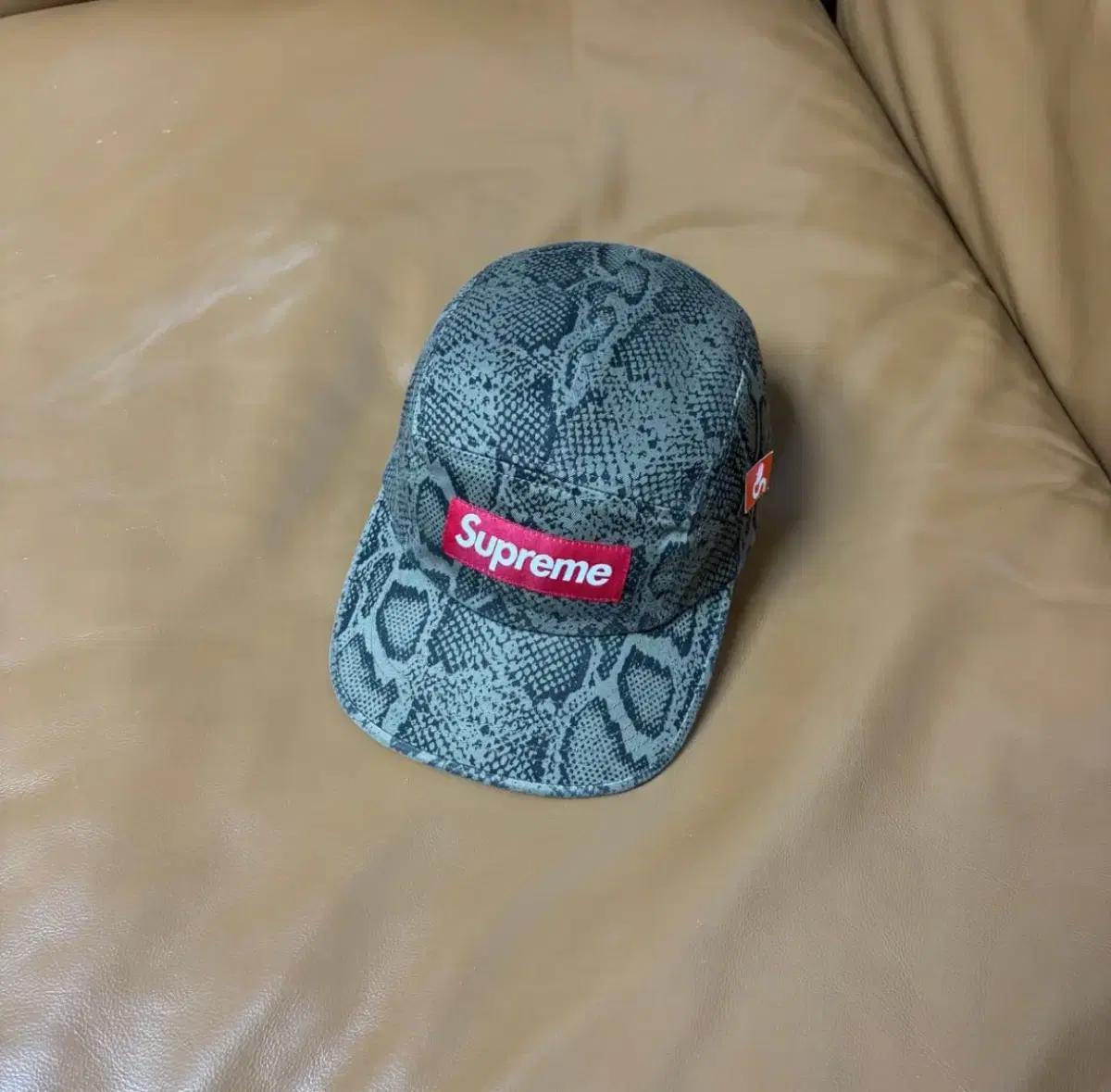 Supreme 슈프림 24ss 스네이크 캠프캡 모자 Snake Skin