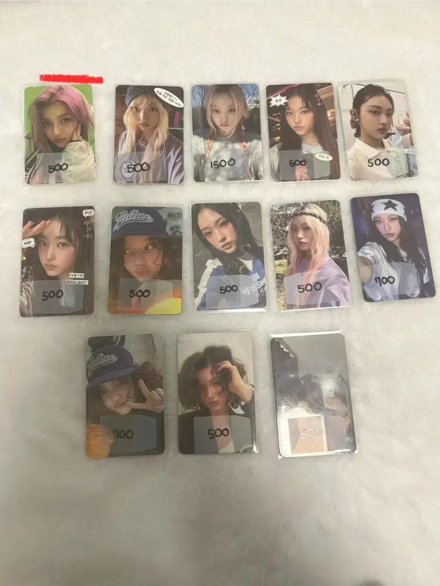 뉴진스 포토카드 일괄(해린/다니엘)
