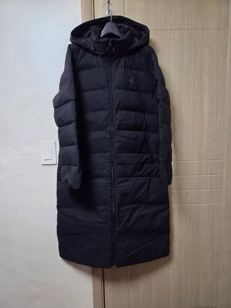 노스페이스 여성 구스다운 경량 롱패딩 100