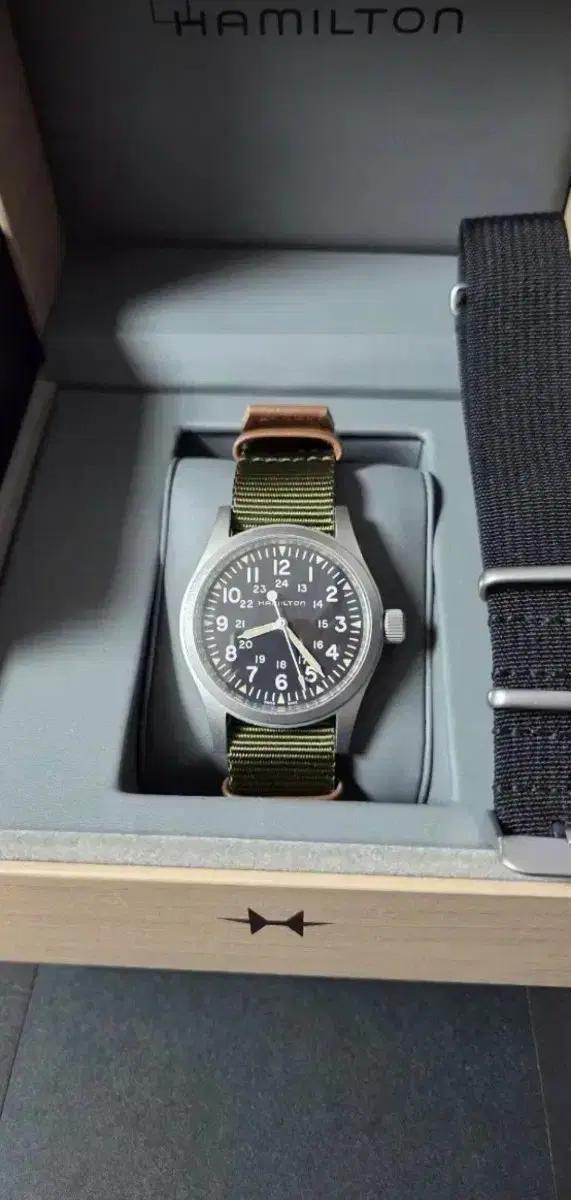 해밀턴 카키필드 메카니컬 38mm