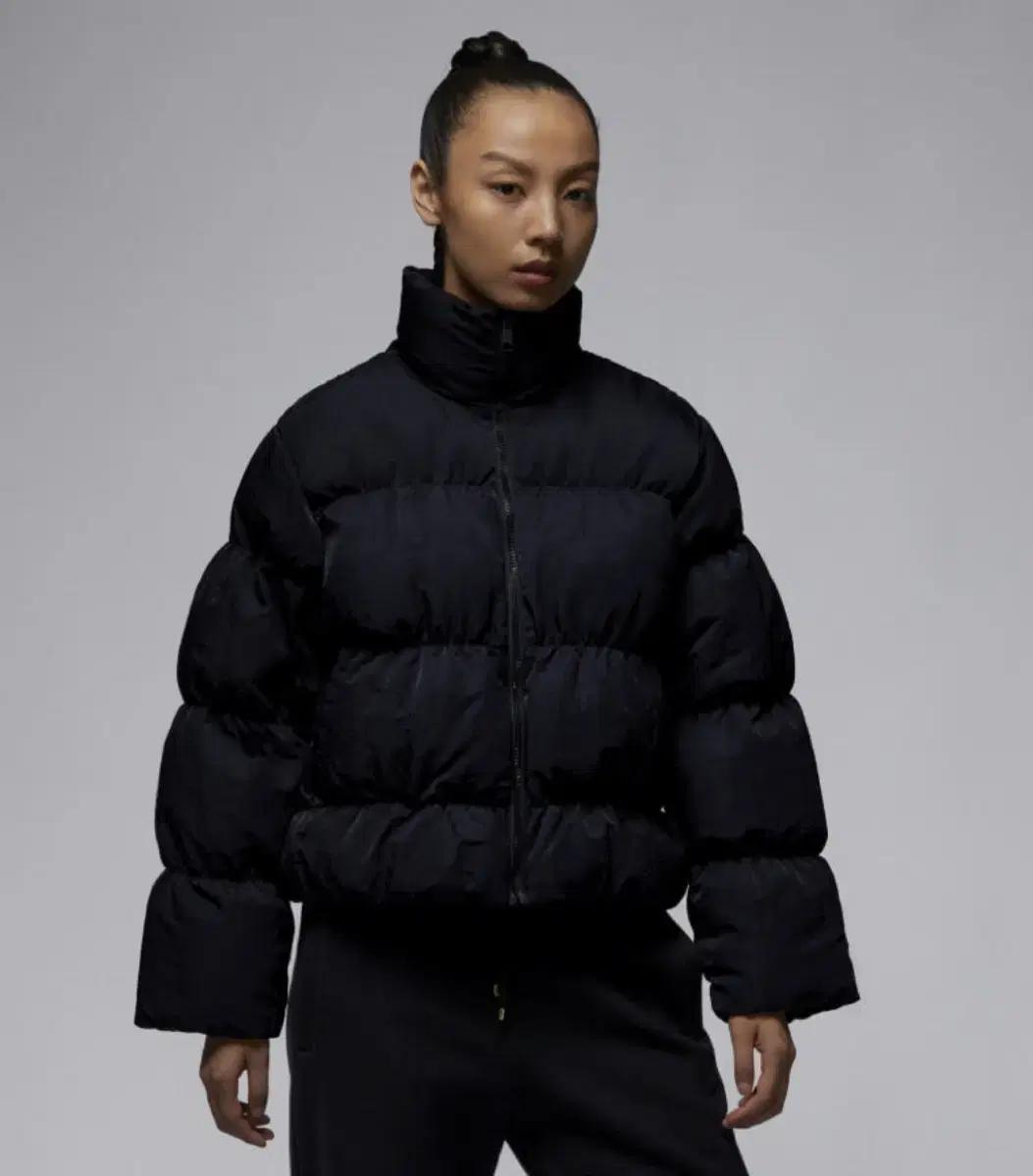 나이키 조던 여성 숏 푸퍼 패딩 점퍼 XL(95) 블랙