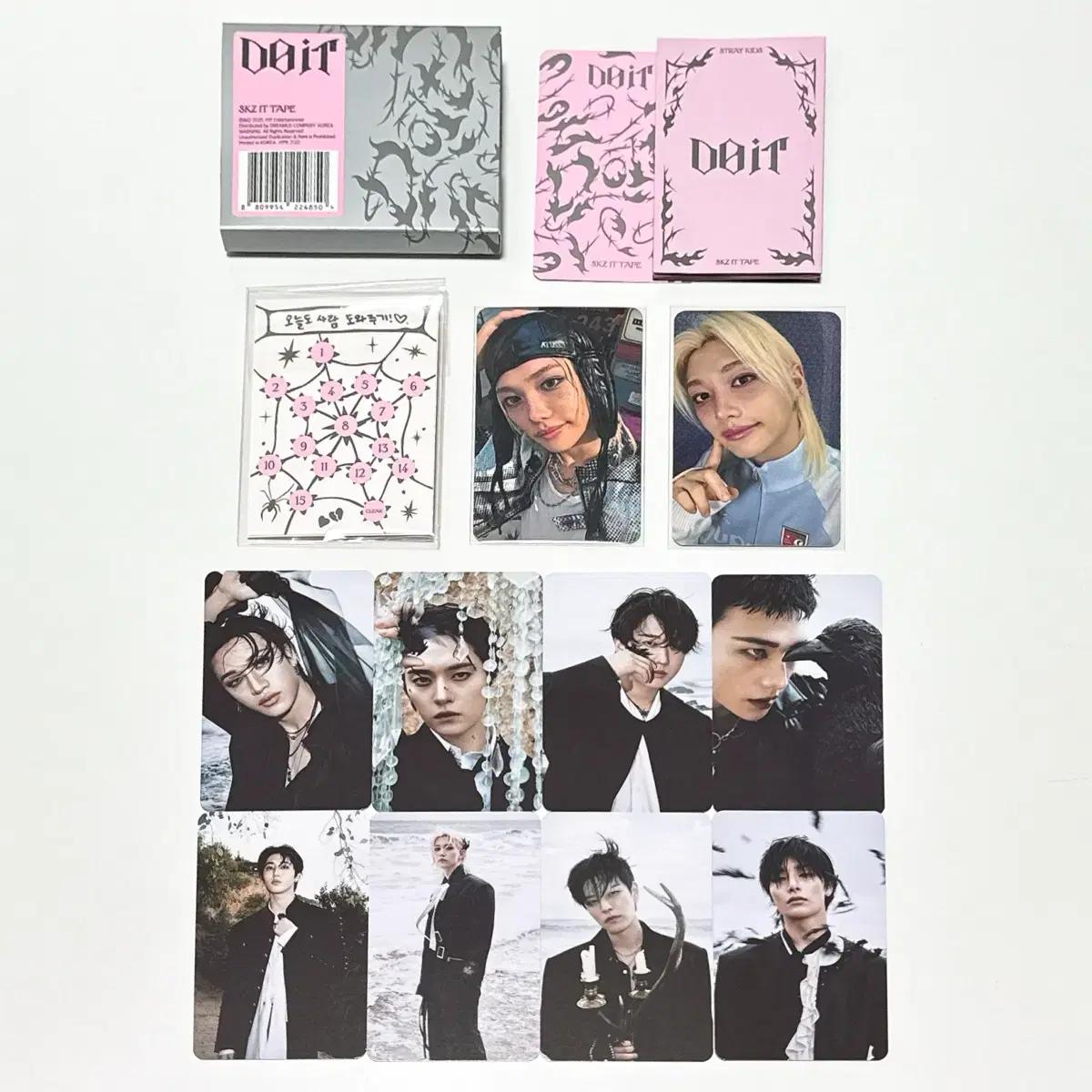 스키즈 DO IT 두잇 플랫폼 앨범 필릭스 포카+스티커 구성품 풀세트