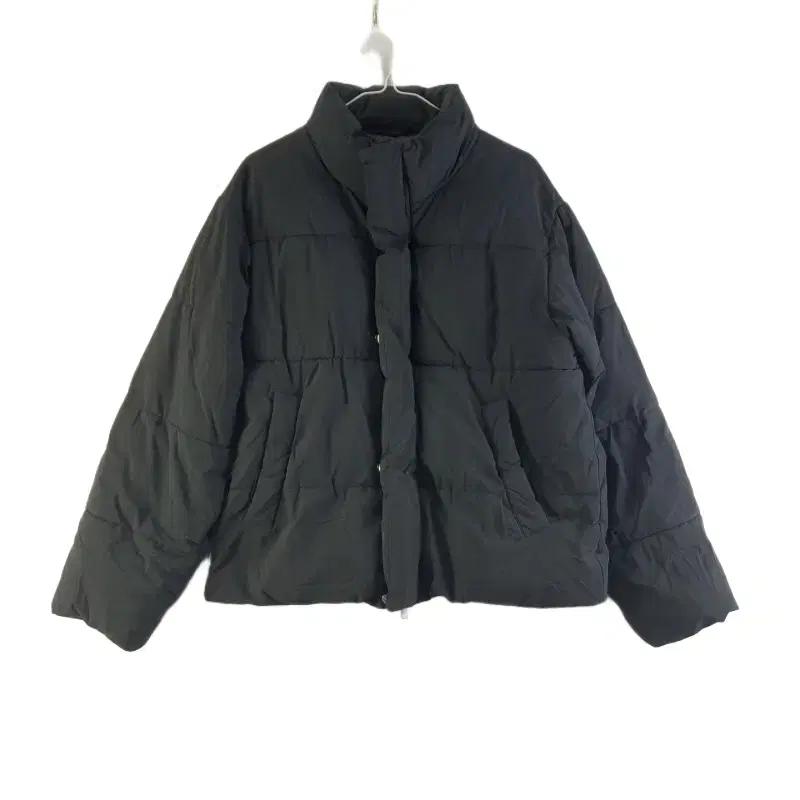 SPAO 공용S 블랙 하프 푸퍼 점퍼 K8621