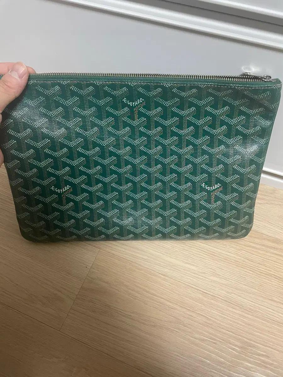 고야드 클러치백 그린