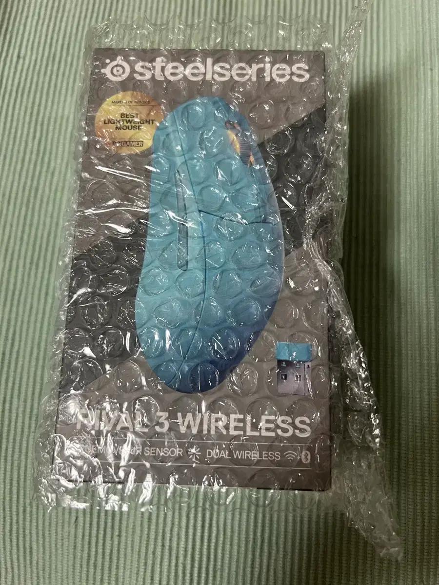 스틸시리즈 Rival 3 Gen2 무선 게이밍 마우스 아쿠아