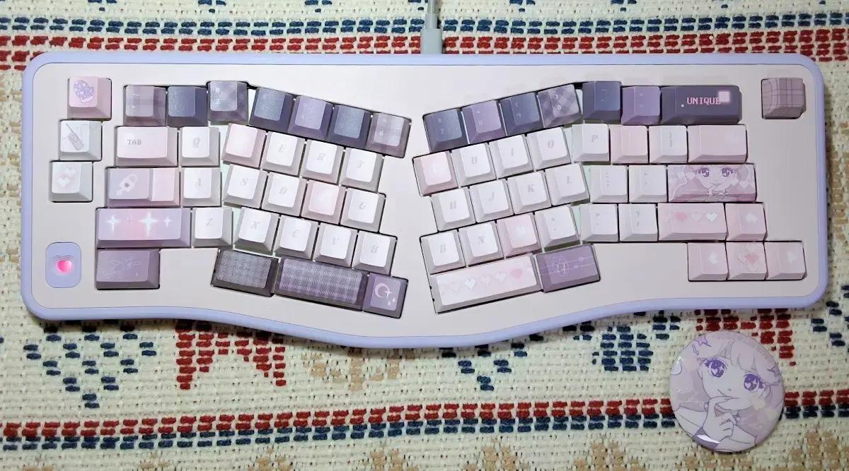 alice 앨리스 3모드 키보드 키캡 스위치 일괄 기계식 뱃지