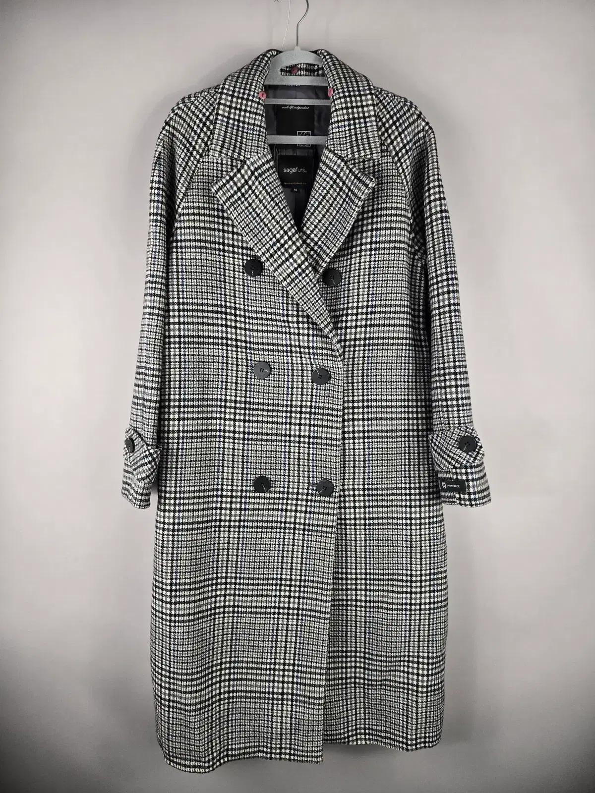 [무료배송]에고이스트 55(M) 여성 오버핏 핸드메이드 울 롱 코트