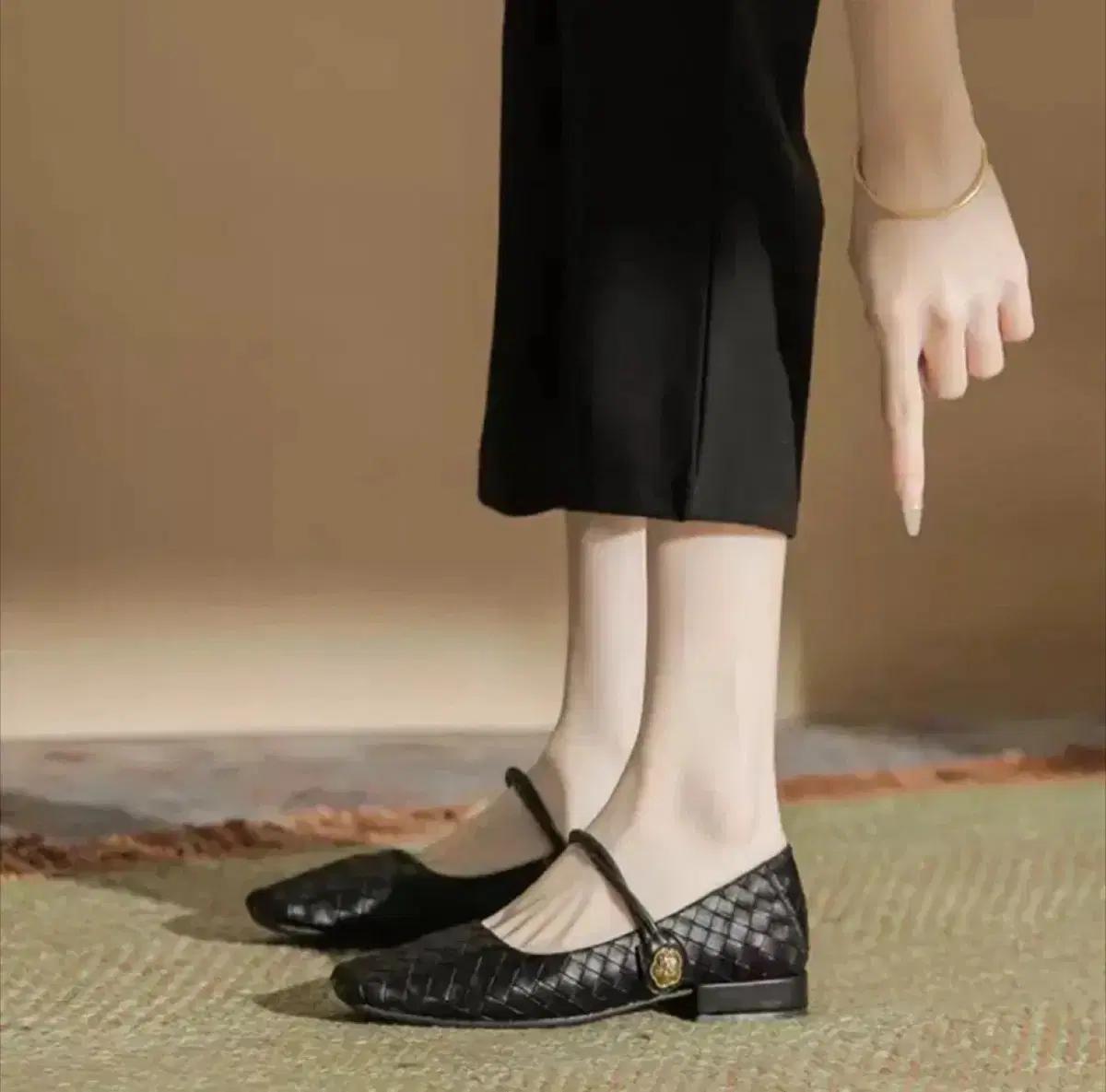 메리제인 플랫 펌프스 블랙 여성구두 알도 수제화 강자매 하나언니 줄로그