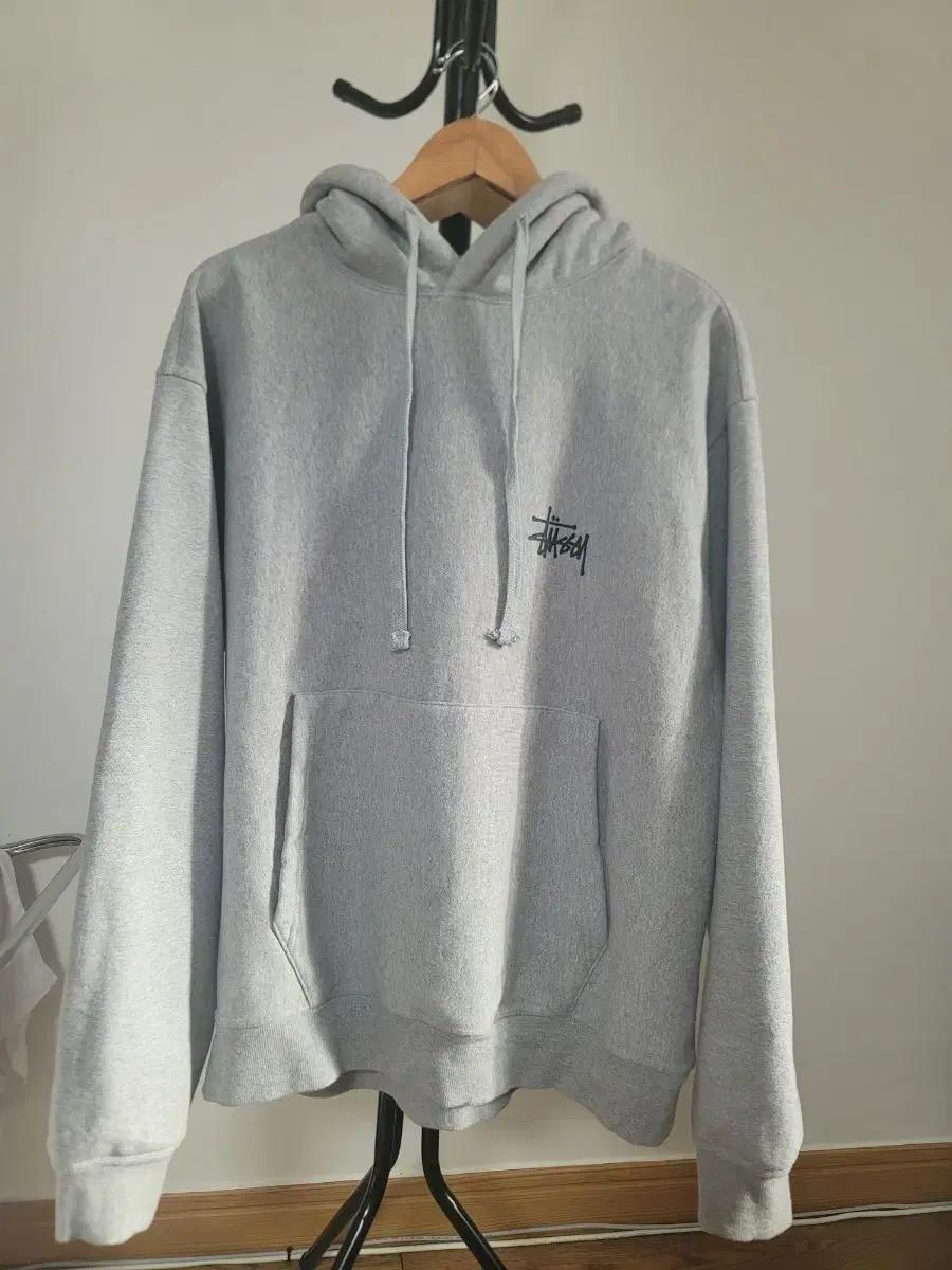 스투시 Stussy 회색 후드티