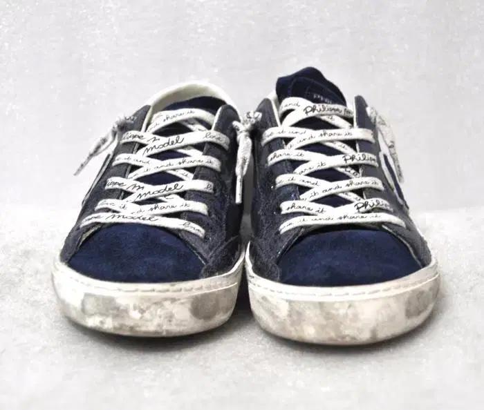 필립모델/여성크랙빈티지스니커즈(사이즈230)정품