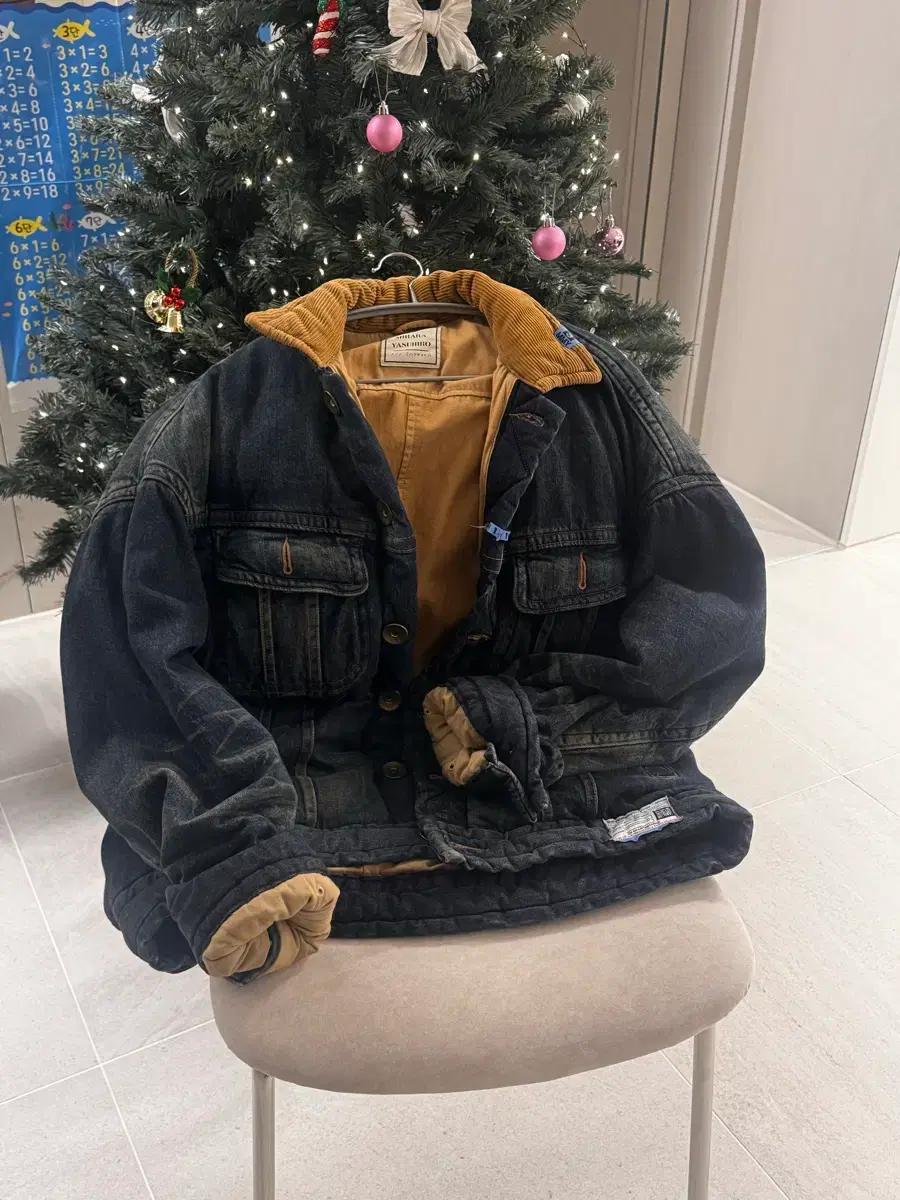 미하라 야스히로 23FW 패딩 데님 자켓 인디고