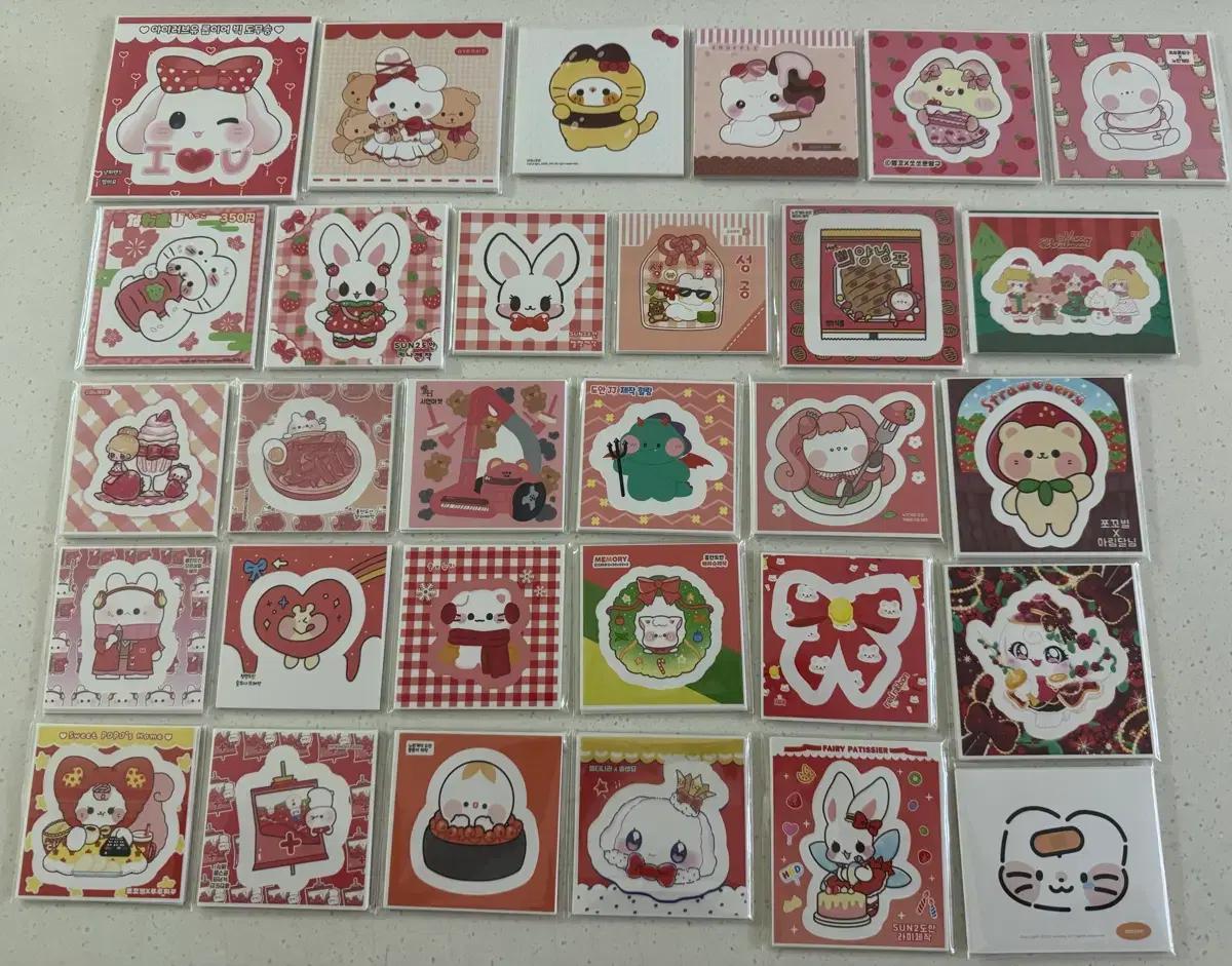 포용 도무송 30세트 일괄 판메