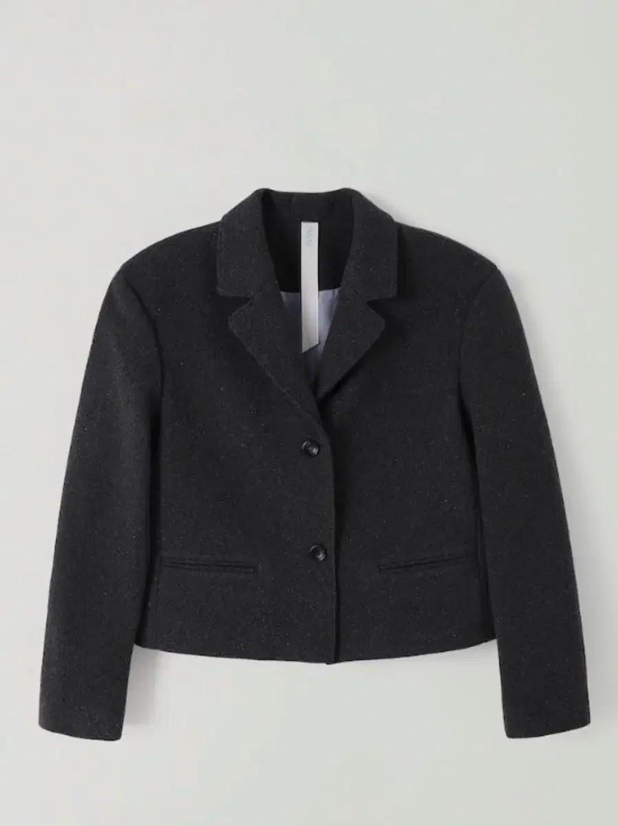 타낫 플러피 크롭 울자켓 그레이 새상품