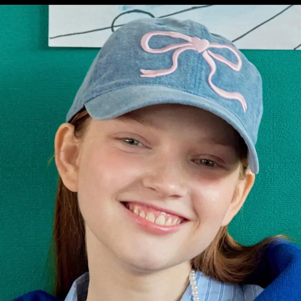 론론 리본 볼캡 새상품