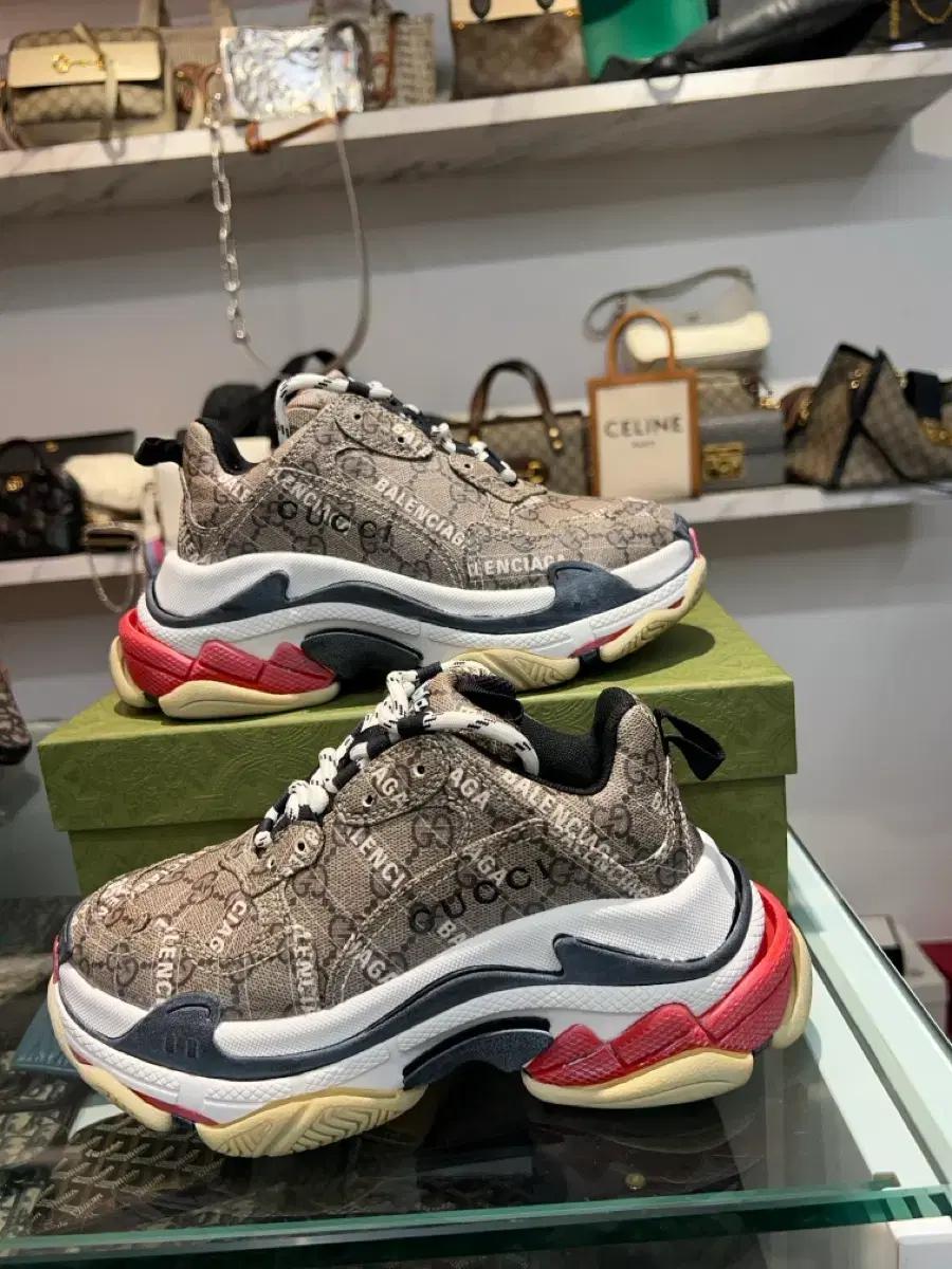 (35) 구찌 X 발렌시아가 해커프로젝트 트리플 s 스니커즈 여성