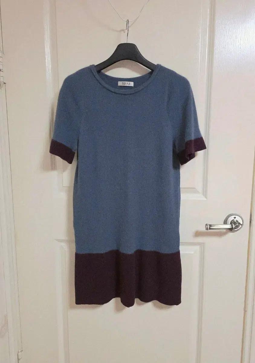 SJSJ 니트 반팔 원피스 90F