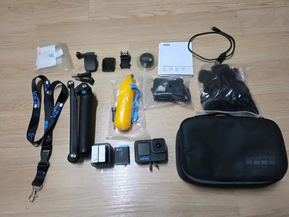 고프로 10 풀세트 악세사리 포함 (케이스, 배터리, 기타)