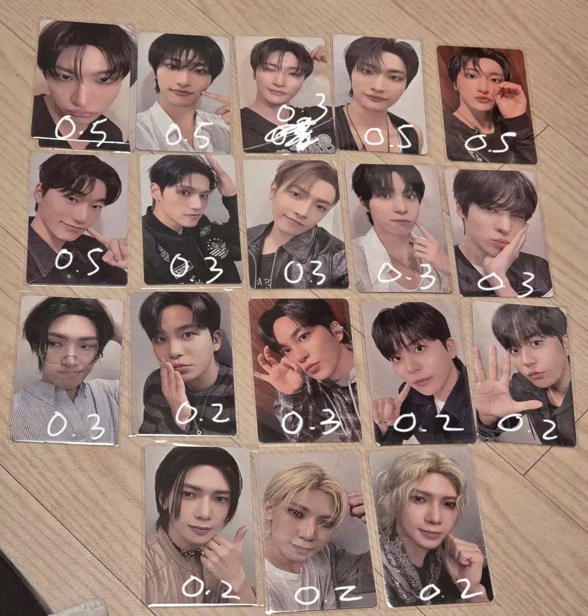 에이티즈 ateez 8room 팝업 포카 최산 성화 우영 종호 여상 민기