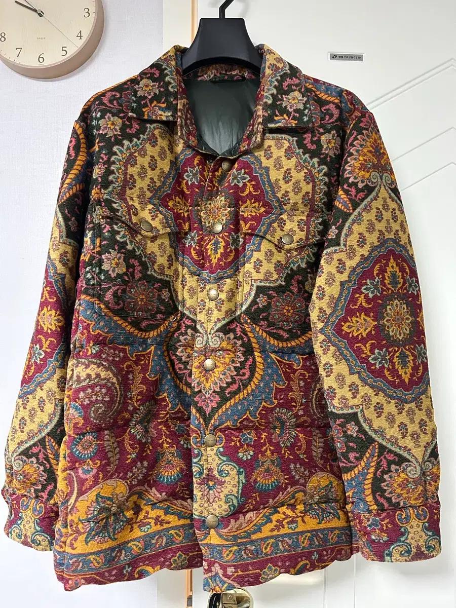 ETRO 페이즐리 코듀로이 자켓
