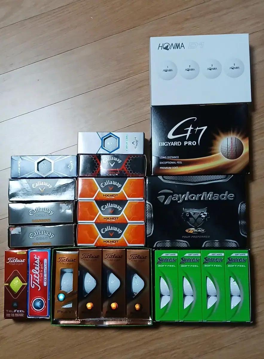 골프공 Titleist Callaway TaylorMade Honma S