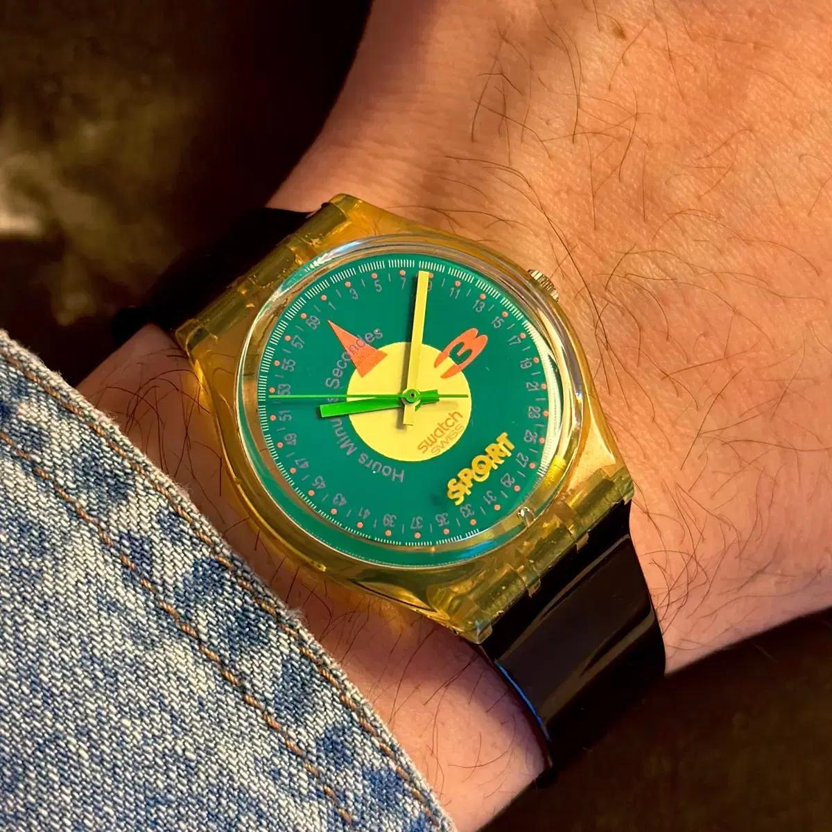 91년판) 빈티지 스와치 젠트 Champ