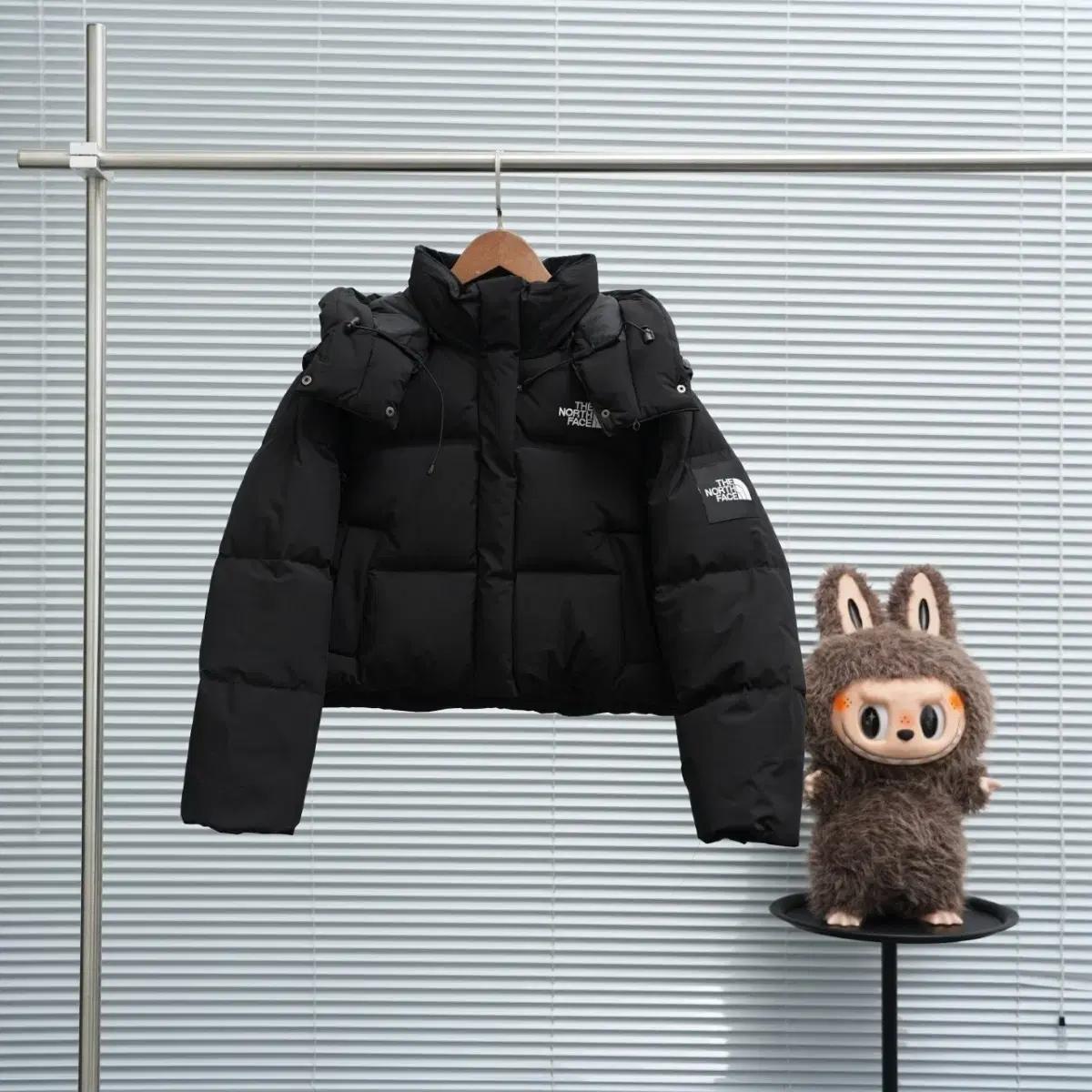 노스페이스 눕시 여성 크롭 숏패딩