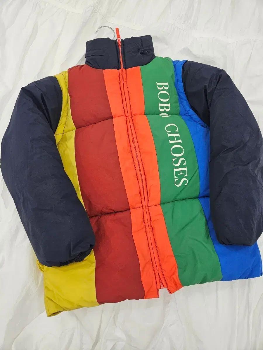 BOBO CHOSES 컬러 블록 패딩 점퍼