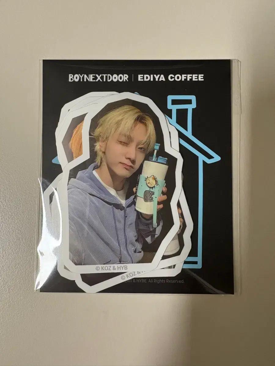 이디야 보넥도 셀피 스티커팩