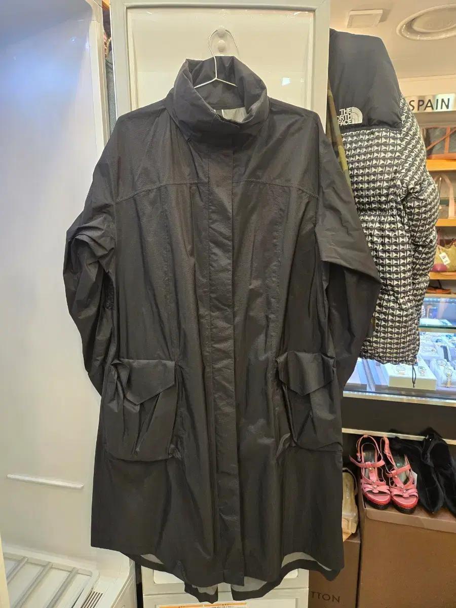 룰루레몬 (lululemon) 블랙 롱 트렌치/레인 코트