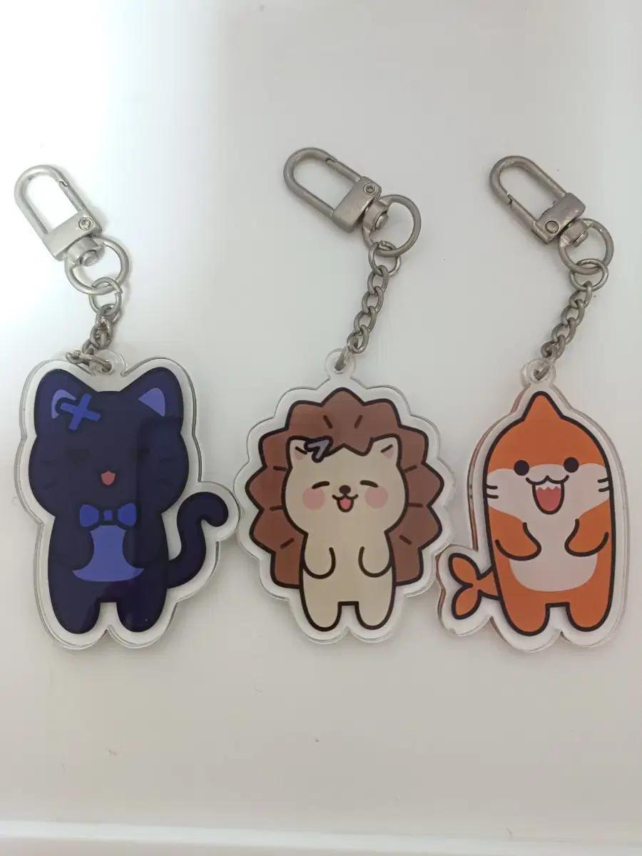 리레볼루션(구 레볼루션하트) 1주년 동물 아크릴 키링 일괄