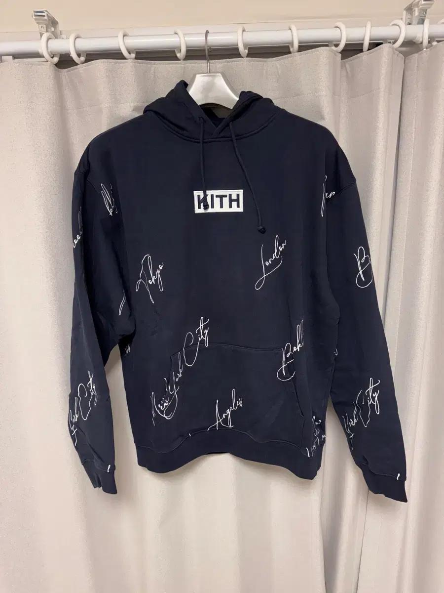 (중고) Kith 스크립트 후드 녹터널 XXL