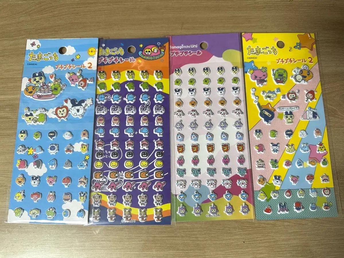 미개봉) 다마고치 스티커 4장 일괄