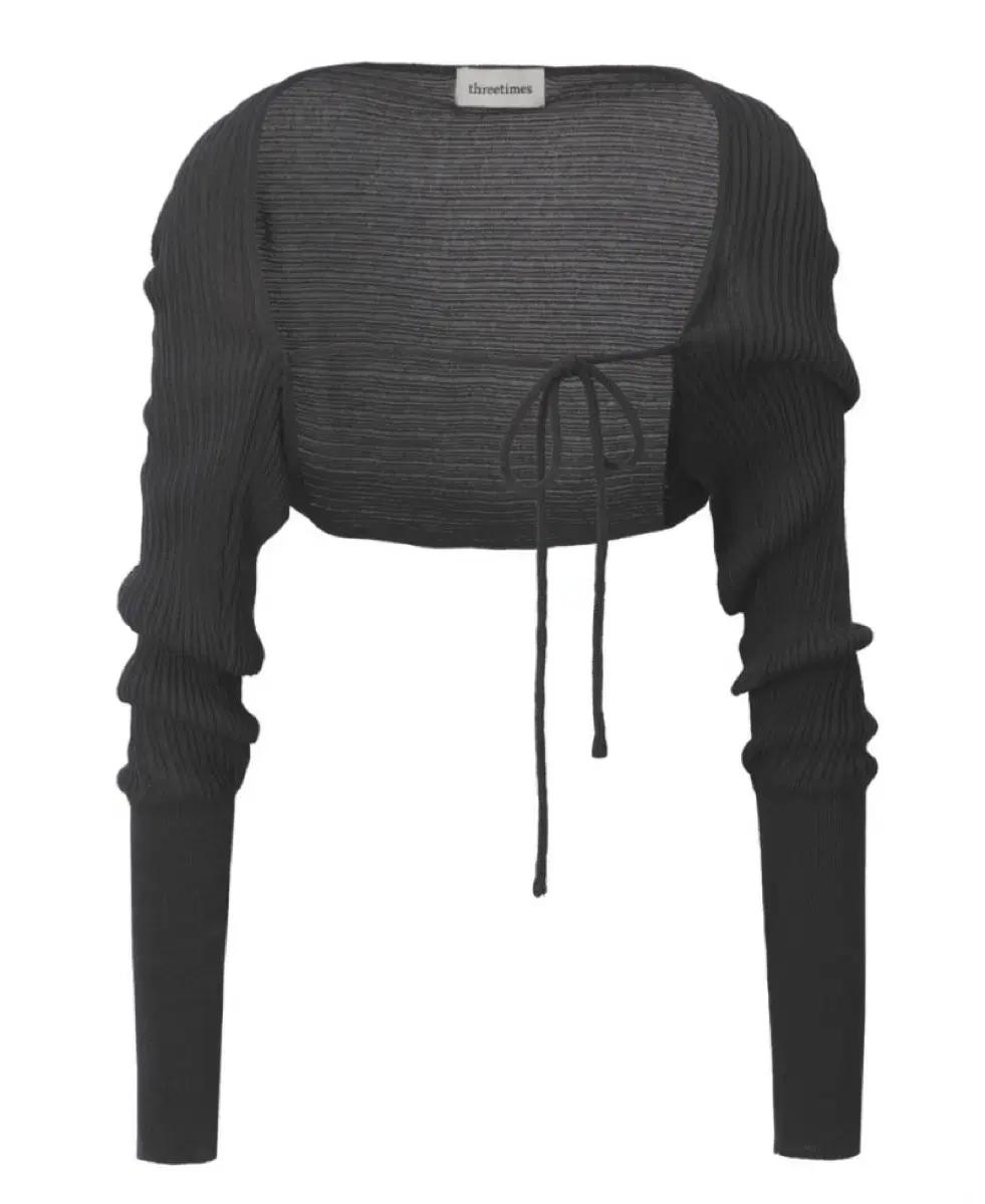쓰리타임즈 Threetimes lit bolero charcoal