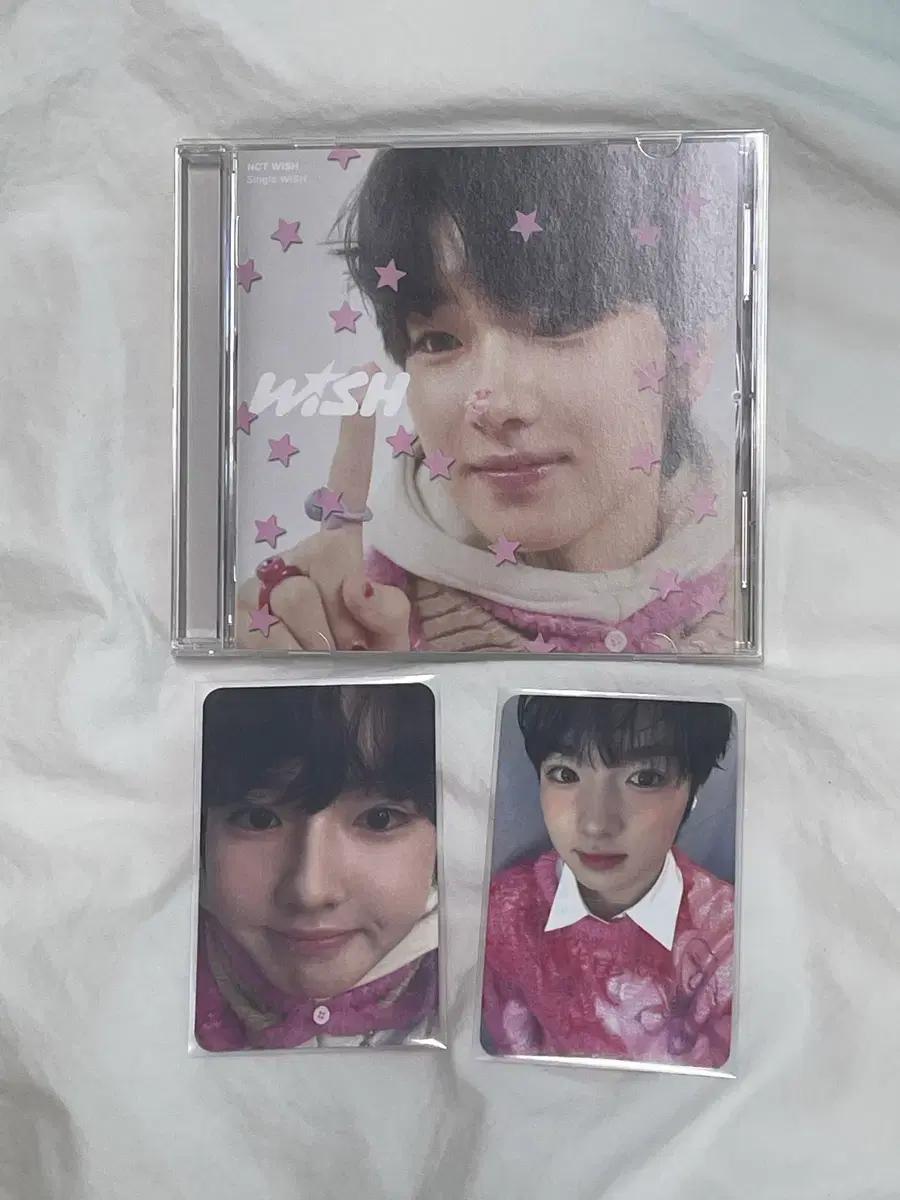 엔시티위시 사쿠야 일본반 위시 미공포 애플뮤직 포카 앨포 한정반 띠지