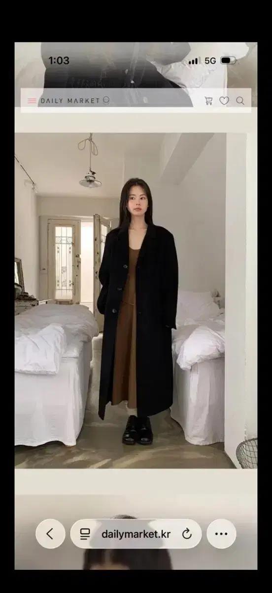 데일리마켓 니트 롱 원피스