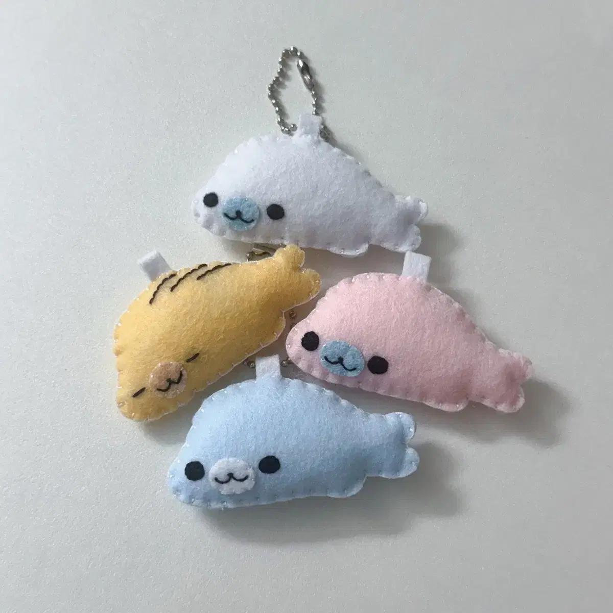 마메고마 펠트인형 펠트키링 고전 산엑스