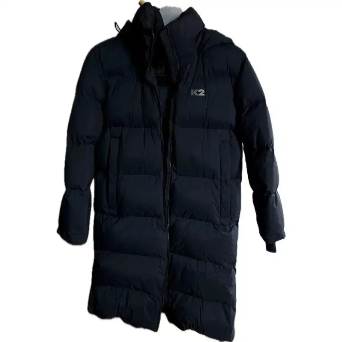 K2 구스다운 롱패딩 블랙 95