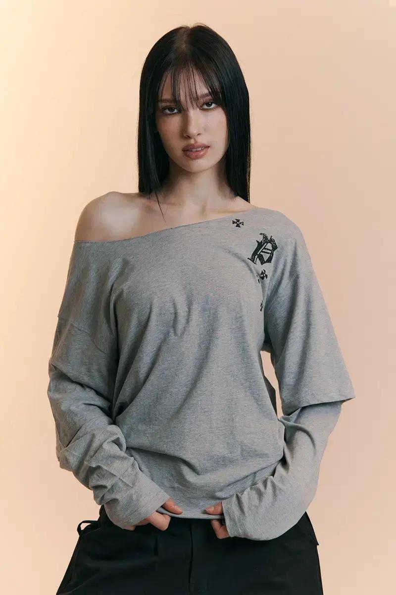 미개봉) 플리즈노팔로우 Noice Tie Long Sleeve Top