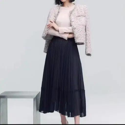 미샤 22년 송혜교 튤 망사 스커트 치마 하객룩 출근룩 올드머니룩 결혼식