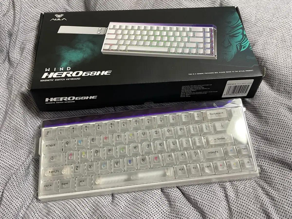 *새상품* AULA HERO 68HE 독거미 자석축 키보드