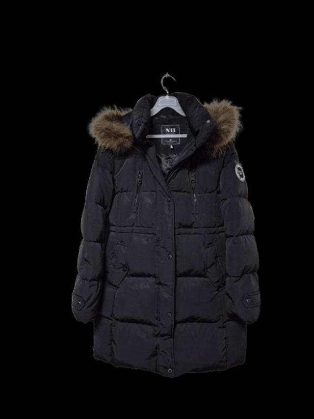 NII니 라쿤퍼털 오리털 여성 겨울용 여자후드푸퍼다운피딩점퍼자켓코트95